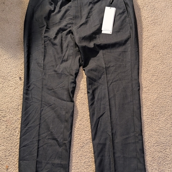 New With Tags Calvin Klein Slim Fit Dark Gray Mens Dress Pants Size 42W 30L - Picture 5 of 7